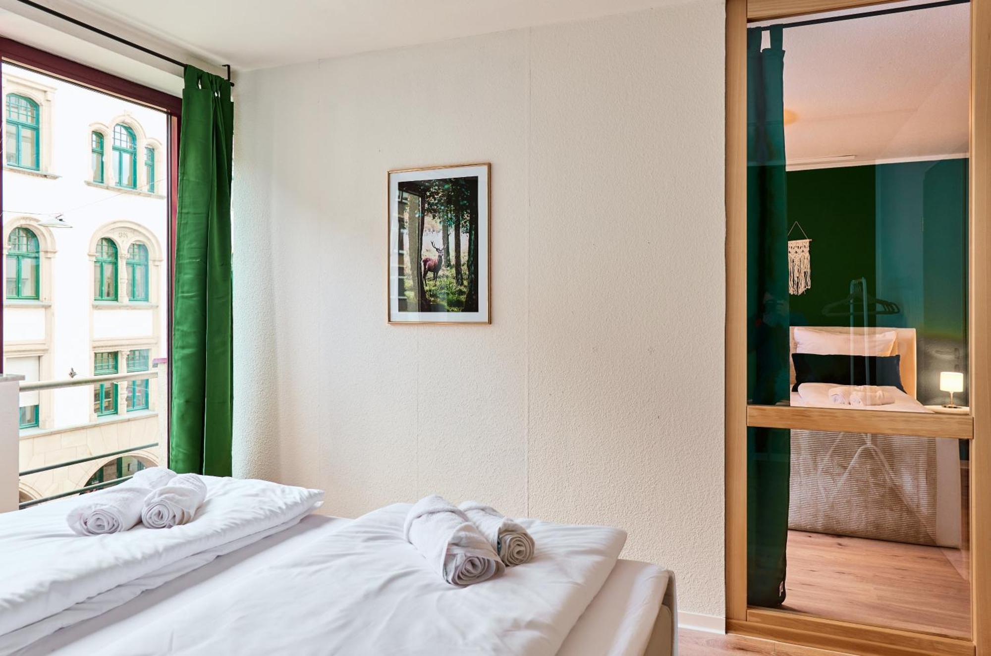 Stylisches Apartment I Fahrstuhl I Bahnhofsnah Érfurt Exterior foto